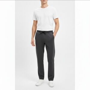 LULULEMON Men's‎ Charcoal Grey Sweatpants Loungewear Cozy Medium 34" Inseam